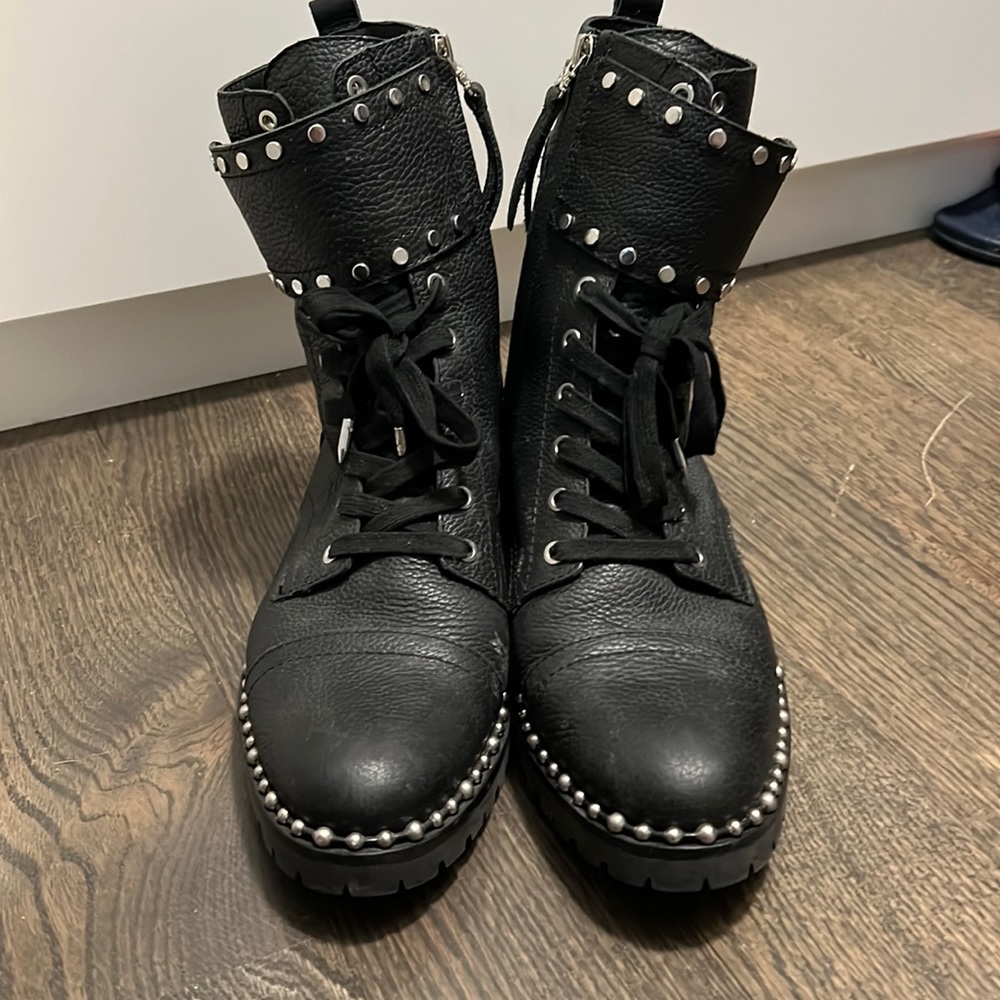 Sam Edelman combat boots.